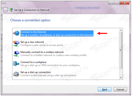 نحوه ساخت BroadBand Connection در ویندوز ۷